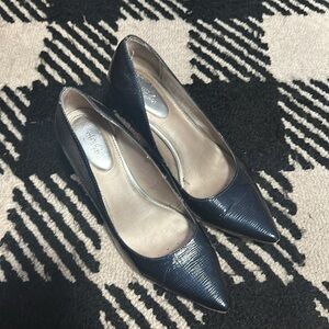 Alfani Stepflex Navy Blue 3 inch Pumps